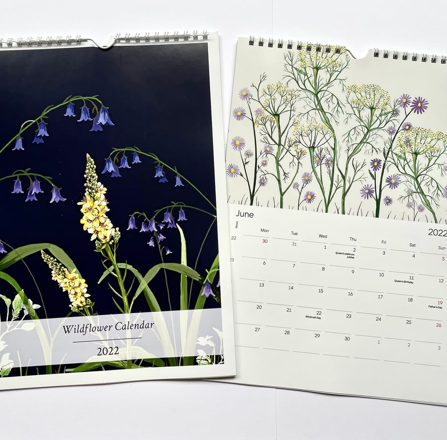 Wildflower 2022 calendar 