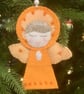 Summer Seconds  Felt Angel Christmas Tree Decoration - folksy Christmas 2026