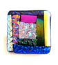 Dichroic L003 Luxury Fused Glass Patchwork Brooch Handmade  - Image 4