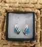 Handcrafted Drop Azure Earrings - Image 1