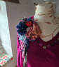 Quirky, one of a kind corsage, brooch