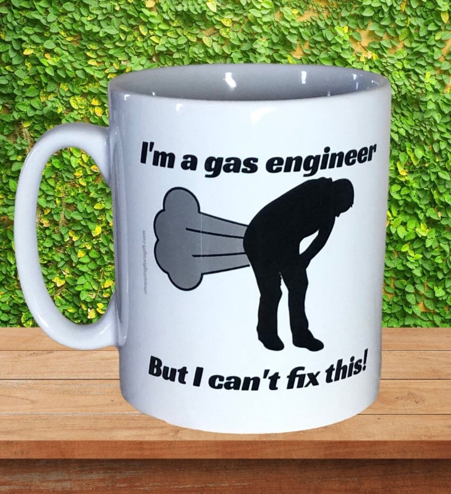  I'm a gas engineer, but I cant fix this! funny mug. Mugs for engineers