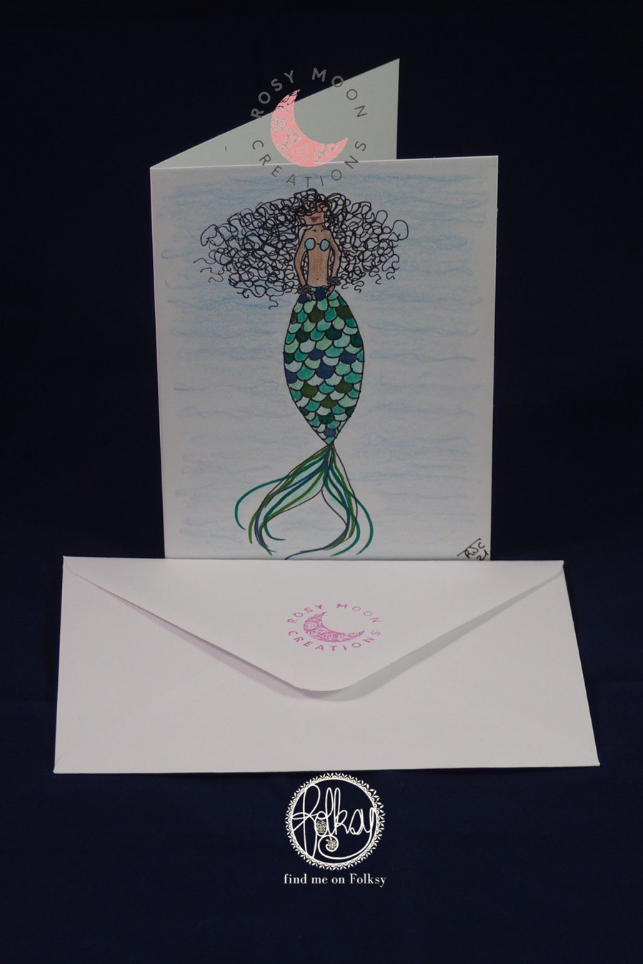 Mermaid Blank Card