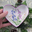 Wildflower hand-painted ring dish
