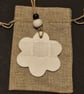 Cute little handmade airdry clay diffuser hanging in gift bag air freshener 