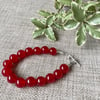 Quartzite Bracelet, Red, SALE