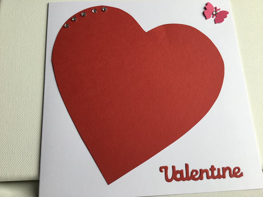 Valentine’s day card. Card for Valentine. Love heart. Ref 332