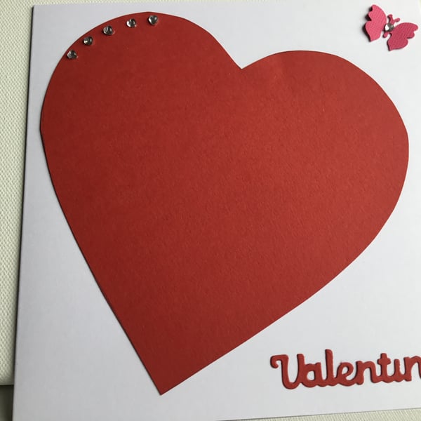 Valentine’s day card. Card for Valentine. Love heart. Ref 332