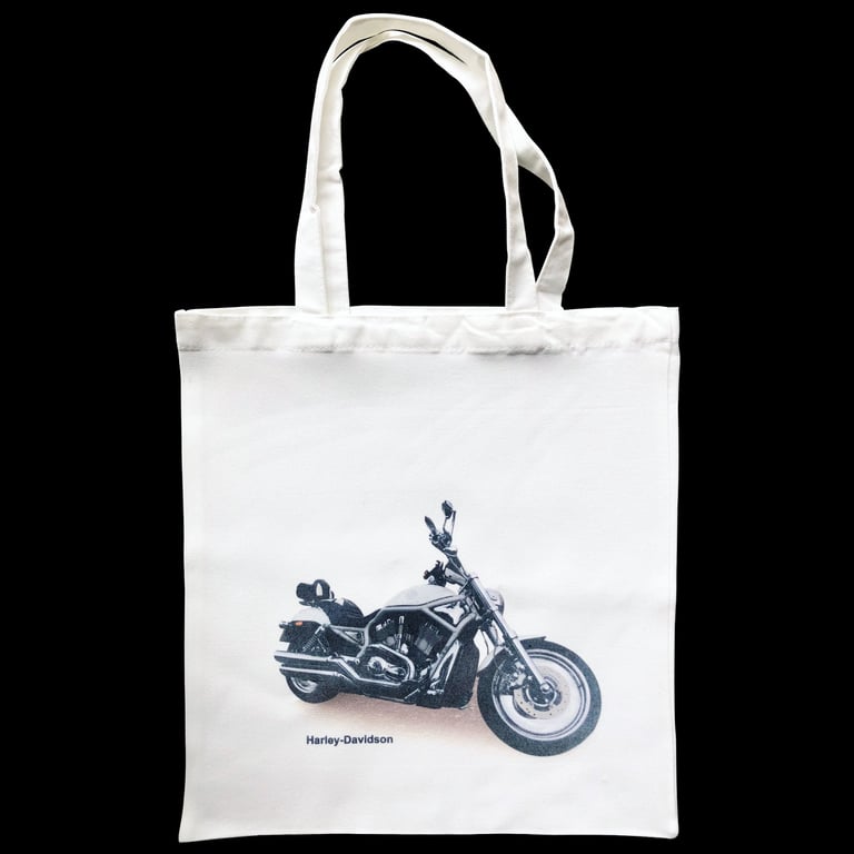 Harley Davidson VRSC - Shopping Tote Bag - Approx Size 39x37cm plus Handles