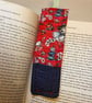 Alice in Wonderland Handmade Quilted Bookmark with Ribbon - Image 1
