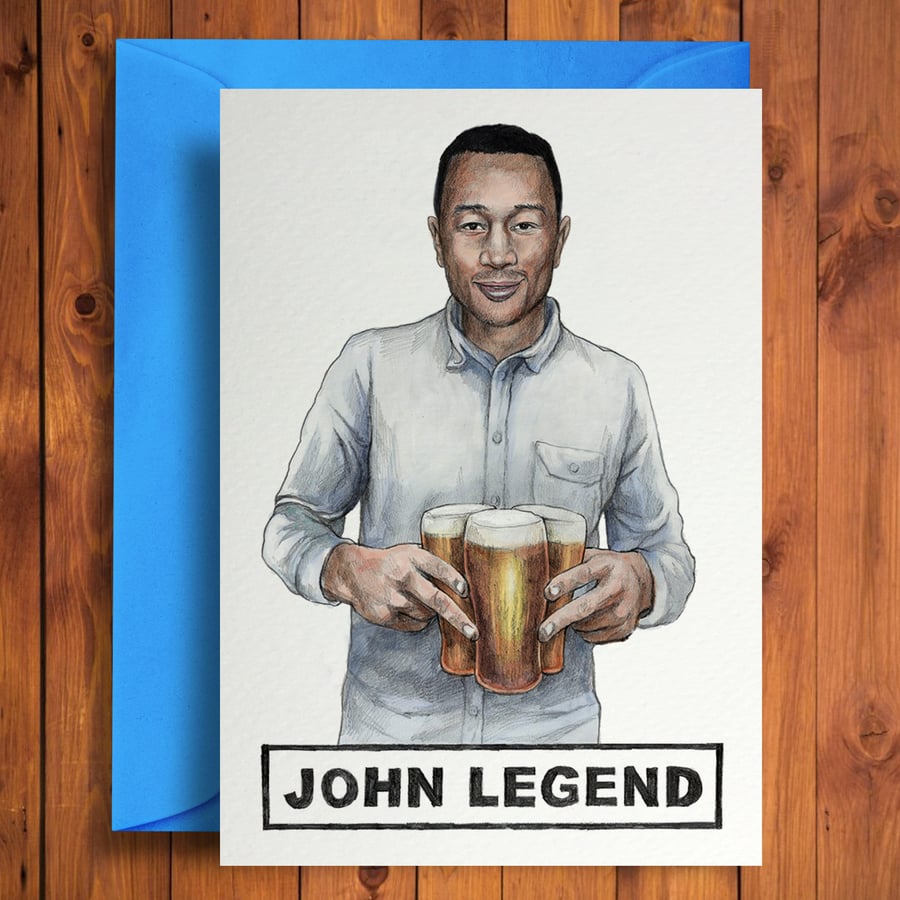 John Legend - Funny Birthday Card