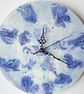 "Morning Light" Unique Hand-painted Handcrafted Clock Abstract Wall Art  - Image 1