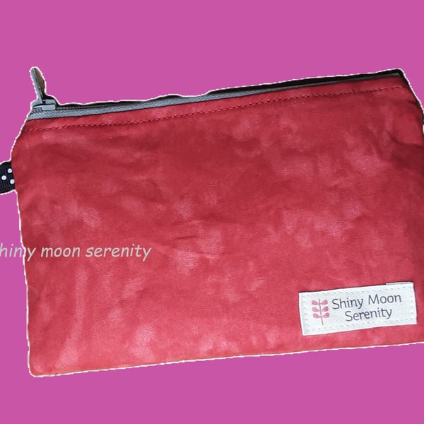 Pouch Red Ty Dye Print