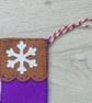 Felt Christmas Stocking Hanging Tree decoration - Image 9