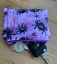 Spider Print Quilted Fabric Midi Purse - Image 6