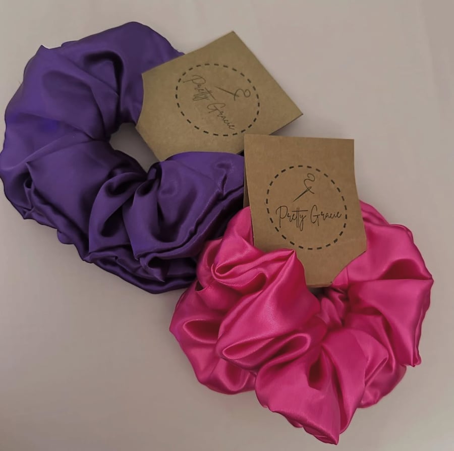 Satin scrunchie