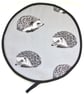 Hedgehogs Aga Hob Lid Mat Pad Cover Aga 60 With Loops Surface Saver Grey Black - Image 1