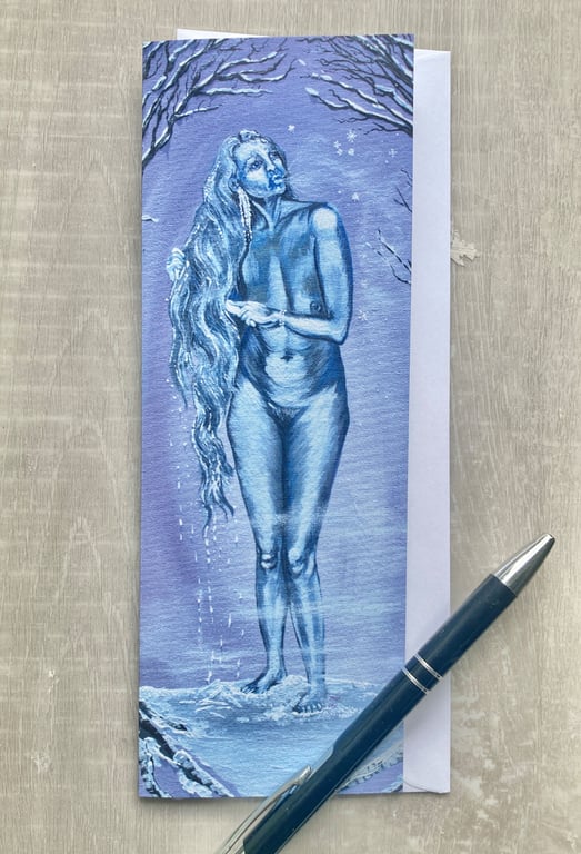 Seasonal Art Card Celebrating Winter