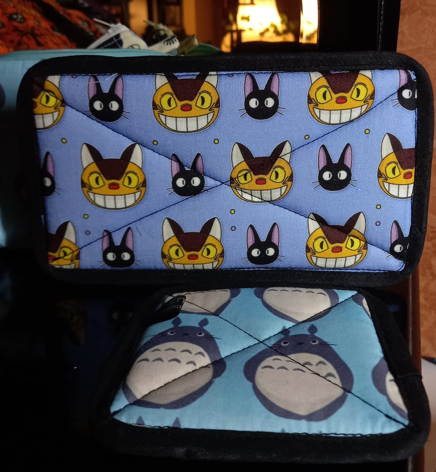 Set of two eco cellulose washing up sponges - Totoro design