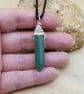 Green Aventurine point Pendant. Reiki charged. Boho chic necklace - Image 2