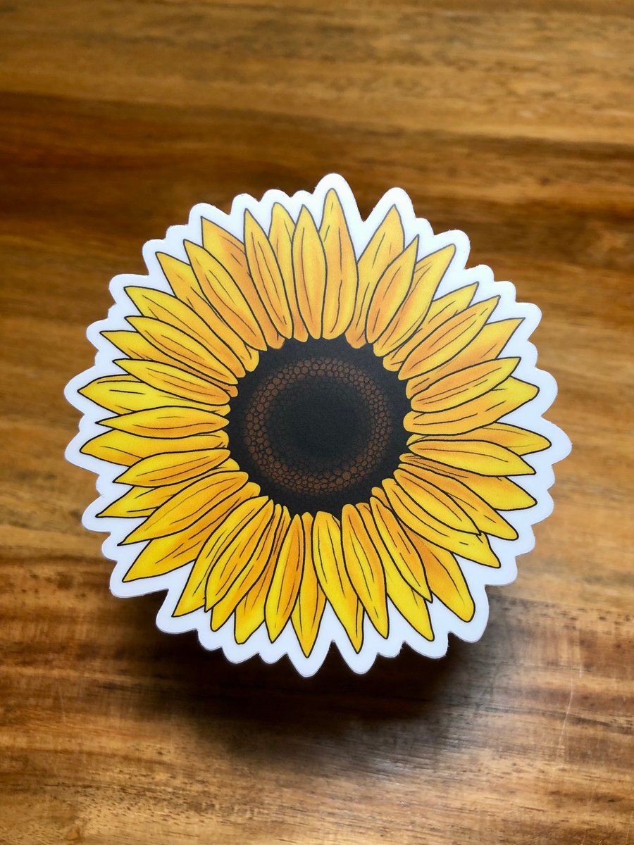 Vinyl Sunflower Sticker