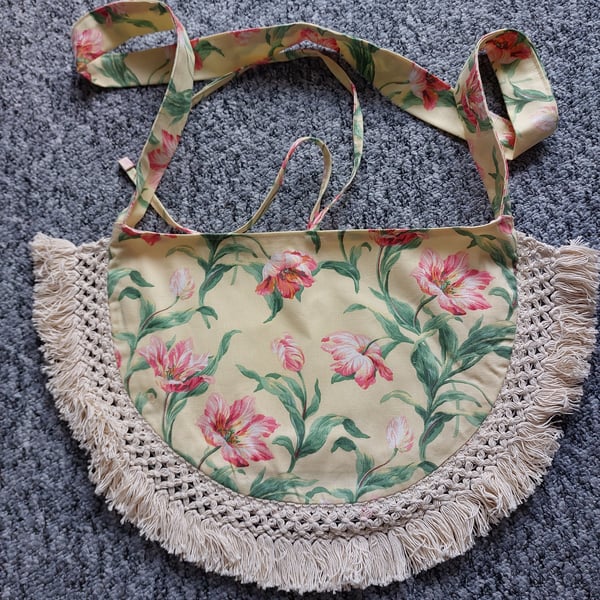 Boho style festival cross body bag 