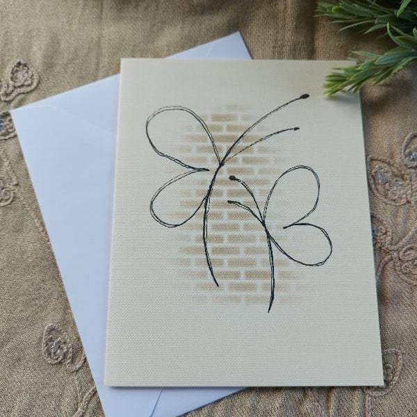 Modern Botanicals - Illustration on Brick Effect Background - Choose your Design