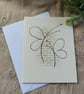 Modern Botanicals - Illustration on Brick Effect Background - Choose your Design