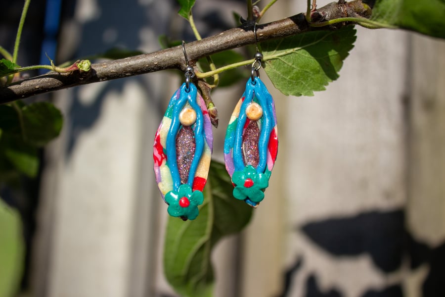 PRIDE Yoni Earrings 