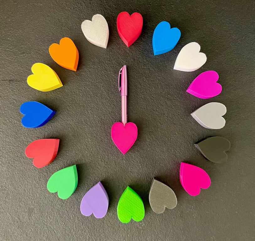 Heart Fridge Magnet: 3D Printed Pen Holder