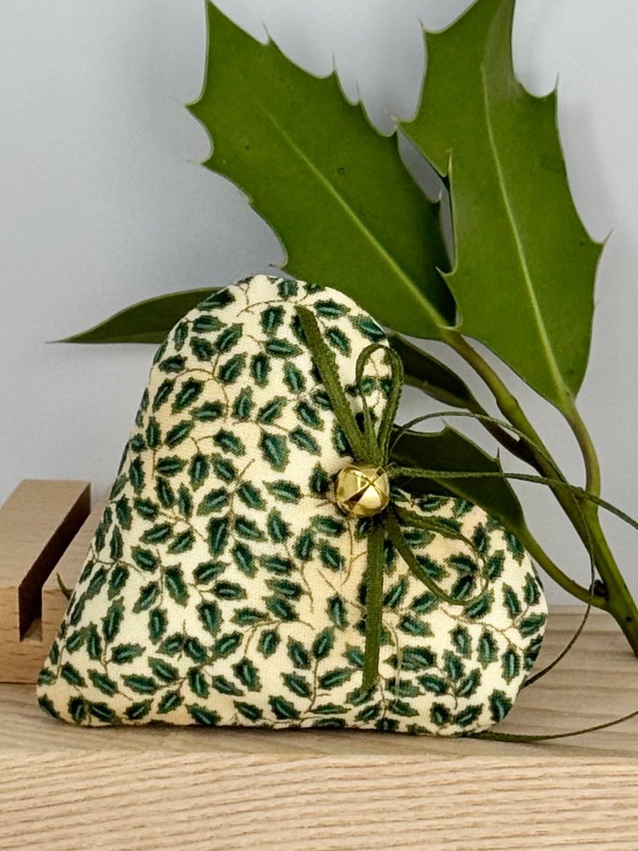 GREEN HOLLY HEART - Christmas Decoration