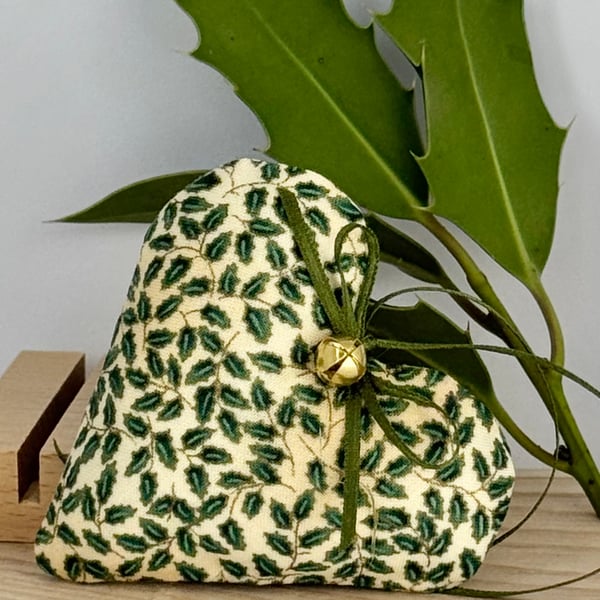 GREEN HOLLY HEART - Christmas Decoration