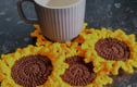Crochet coasters