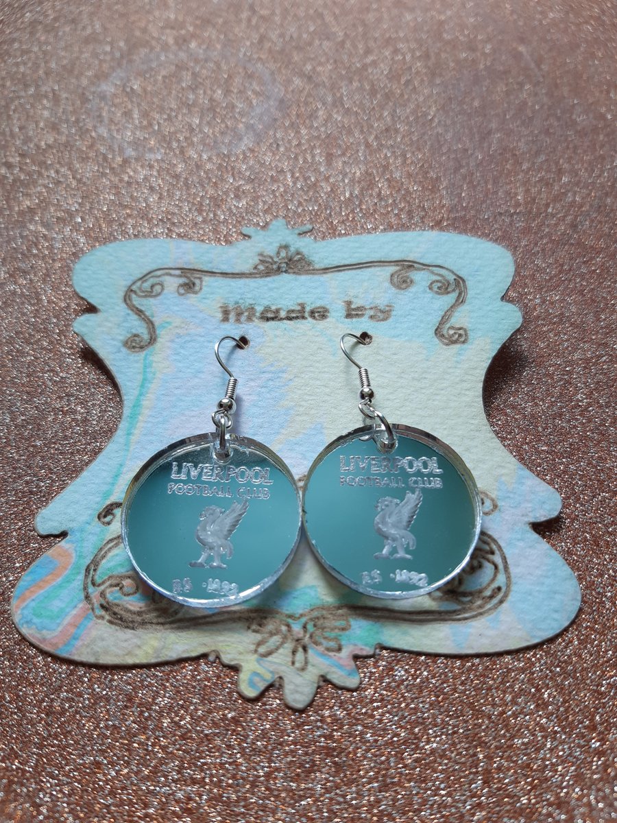 LFC Silver Acrylic and Silver Plated Earrings