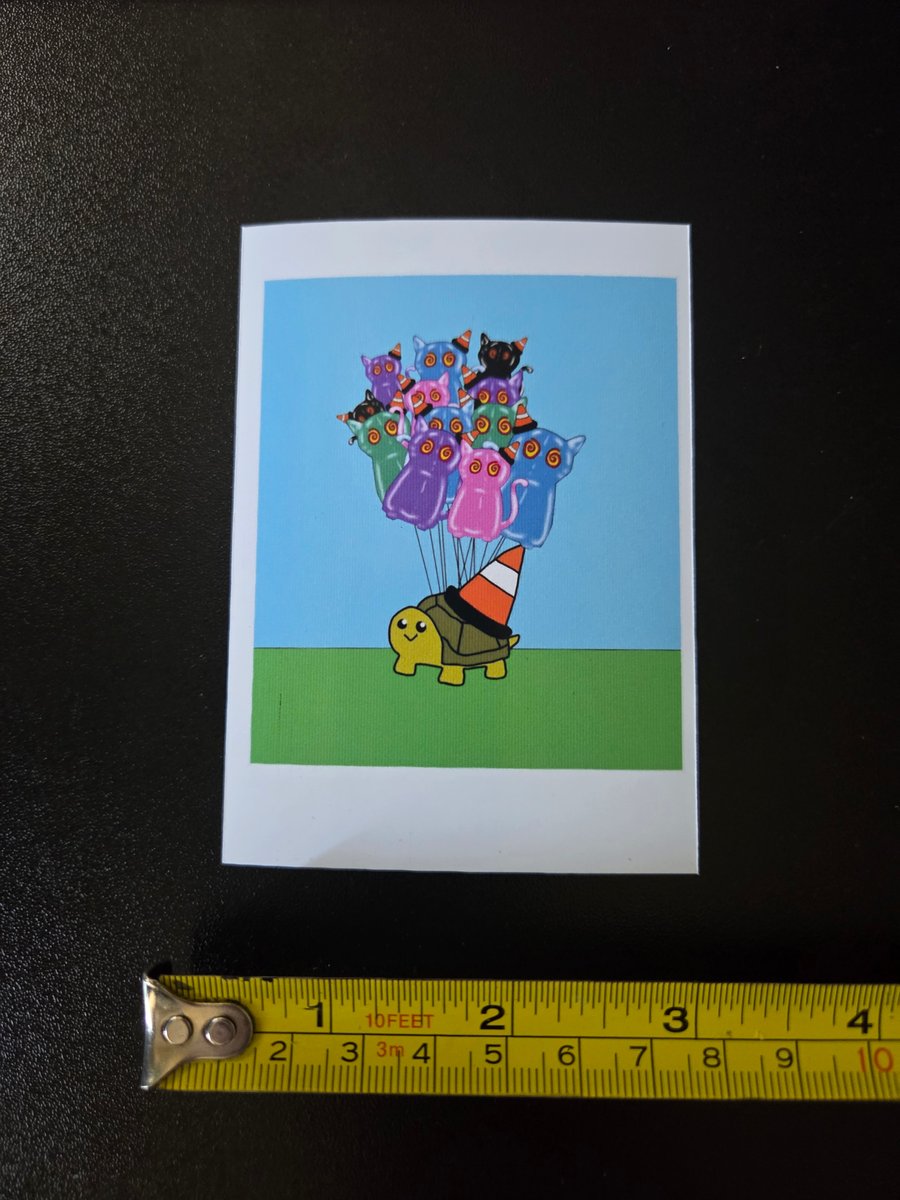 Nipfest Tort balloon magnet small