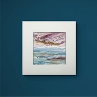 Original Seascape Painting - Protect Your Peace