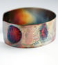 Copper Cuff Floating City design, landscape jewellery - Image 3