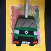 Felt T4 VW Transporter Camper Van Ornament or Keyring