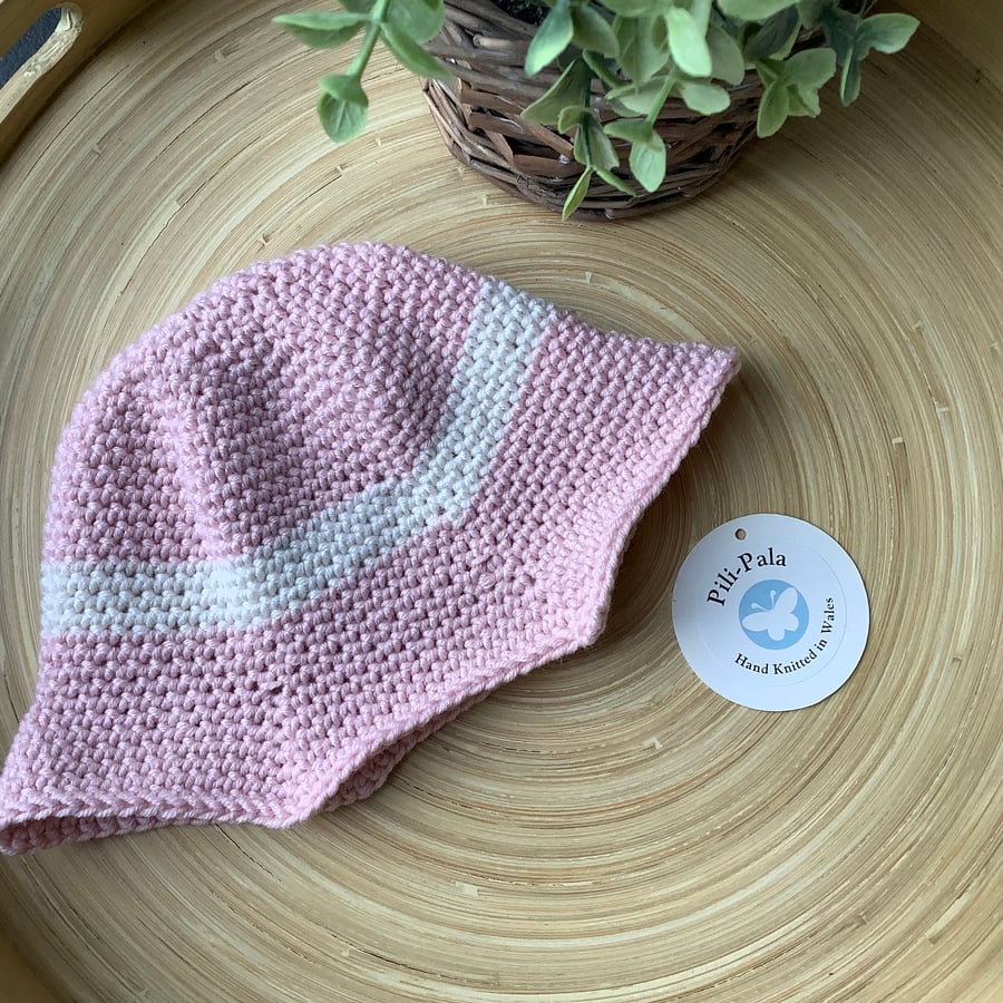 Baby Girl Bucket Hat 0-3 Months 