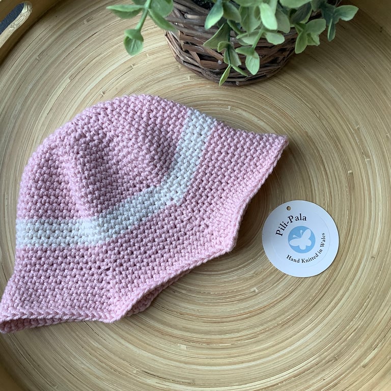 Baby Girl Bucket Hat 0-3 Months 