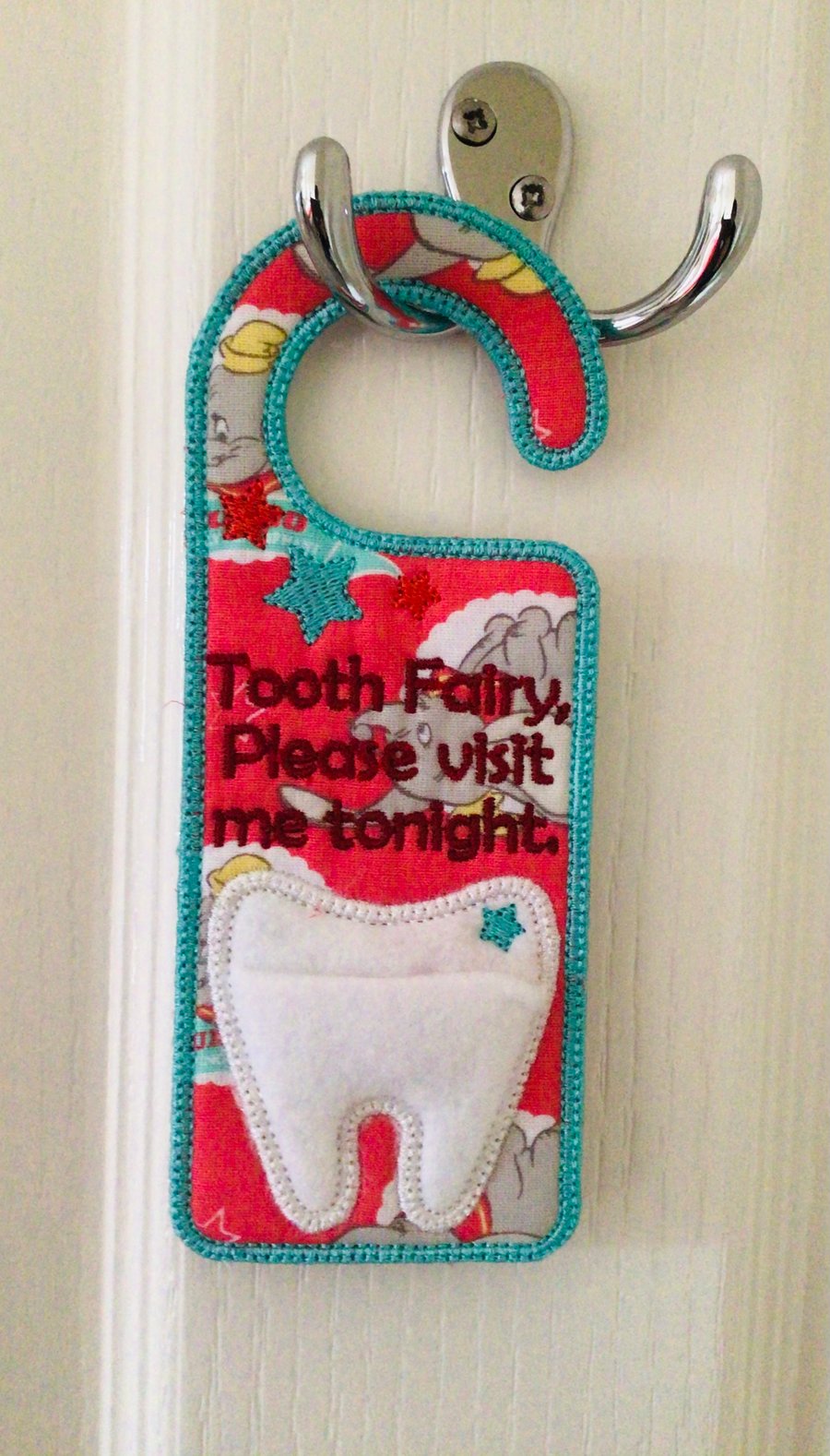 Tooth Fairy door hanger. Dumbo.