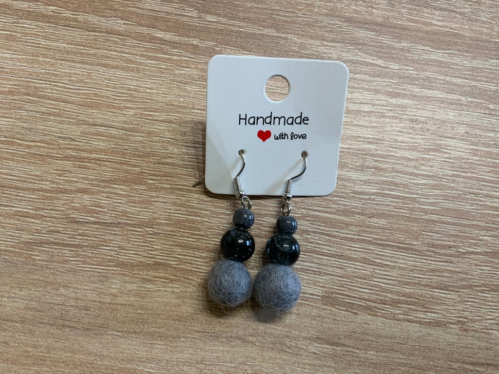 Felt Earrings