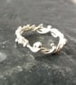 Silver twig ring - Image 1