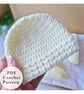 Crochet Baby Hat Pattern PDF Puff V Stitch Newborn to 6 Months - Image 8