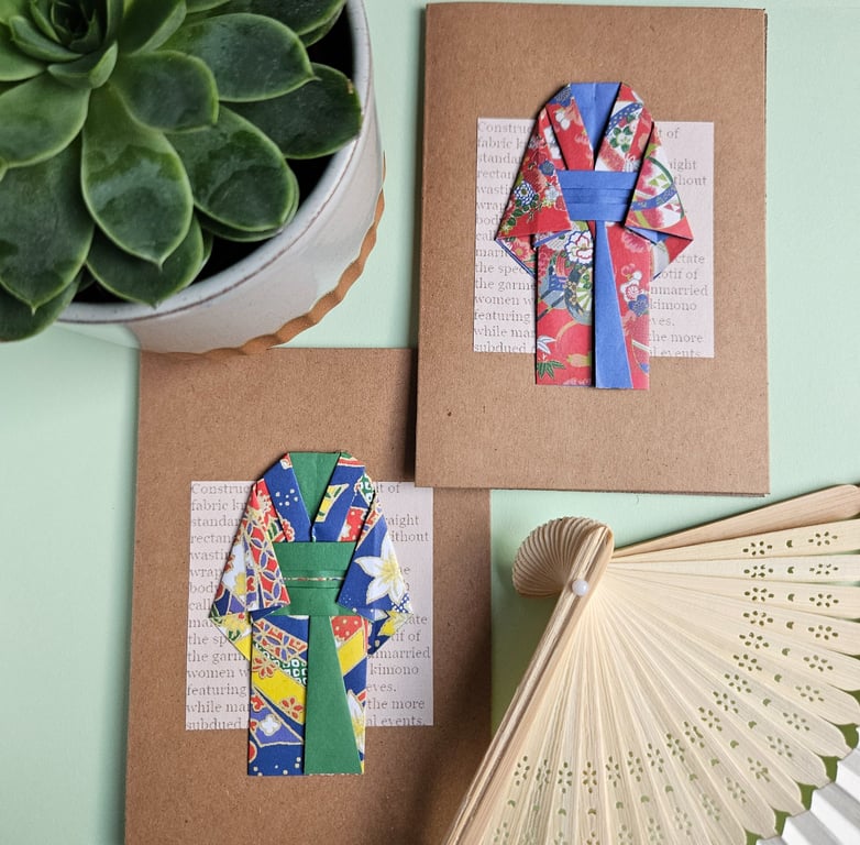 Kimono Greetings Card