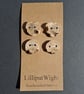 Set of Four Beachcombed Buttons - Image 4