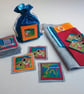 Craft kit - Viking matching pairs game, Sew it Yourself felt & fabric memory toy