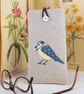 Glasses Spectacles Case Handmade Blue Tit Nature Wildlife 