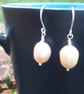 Pearl and sterling silver earrings - Image 3