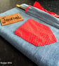 A5 Denim Covered Journal or Notebook In Vintage Styling - Image 1
